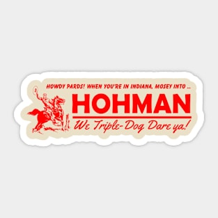 Hohman, Indiana from A Christmas Story Sticker